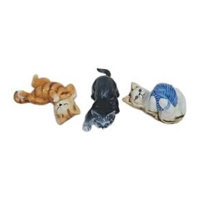 Cats Of Character 3 Figurines Danbury Mint statues Abt3" PB76